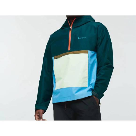 NEW COTOPAXI cielo rain anorak jacket in deep ocean